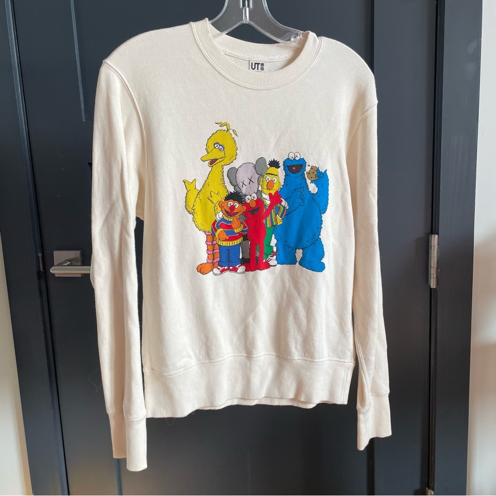 Kaws Uniqlo sweatshirt Sesame Street companion